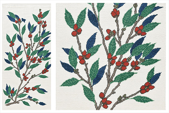 十五代酒井田柿右衛門氏デザイン 濁手団栗文